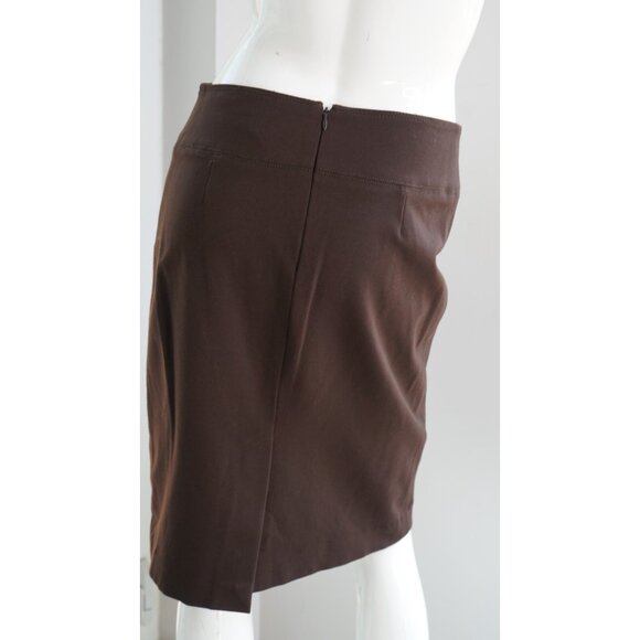 cache contour collection Brown Skirt Size 4 - Picture 4 of 8
